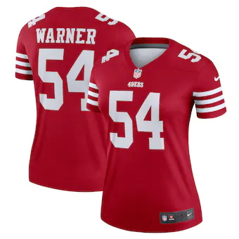 womens nike fred warner scarlet san francisco 49ers legend 